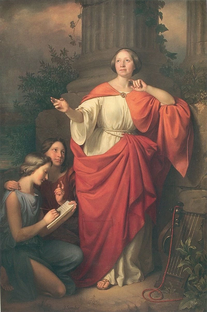 La poetessa Jadwiga Łuszczewska